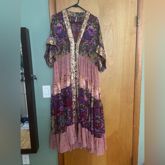 Free People Dresses & Skirts - Free People Multicolor Bohemian Maxi Dress